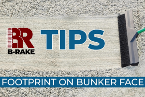 B-Rake Rips: Footprints on Bunker Face